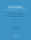 Handel: Flavio Re De Longobardi Opera - Vocal Score