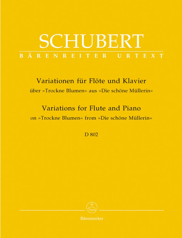 Schubert: Variations on "Trockne Blumen" for Flute & Piano