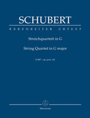 Schubert: String Quartet G D887 - Study Score