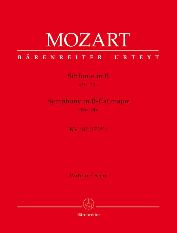 Mozart: Symphony No 24 in B Flat K182 - Full Score