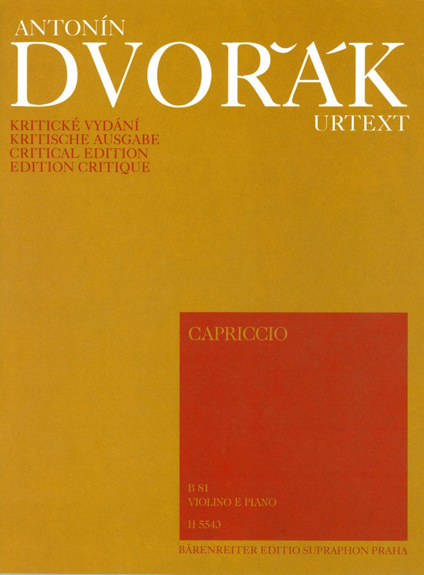 Dvořák: Capriccio for Violin & Piano