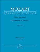 Mozart: Missa Brevis D K65 - Vocal Score