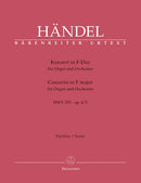 Handel: Organ Concerto Op 4 No 5 in F - Full Score