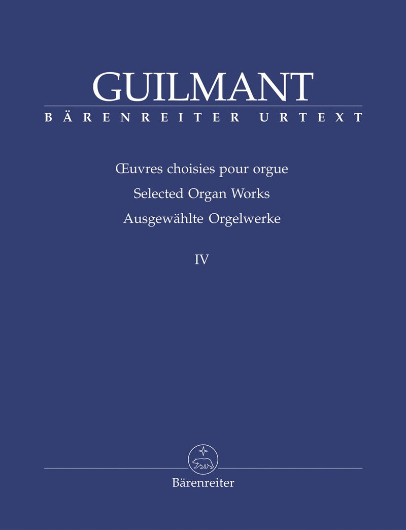 Guilmant: Selected Organ Works - Book 4