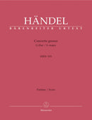 Handel: Concerto Grosso in G Op 6, 1 - Full Score
