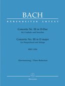 Bach: Concerto No 3 in D for Harpsichord & Strings (Piano Reduction)