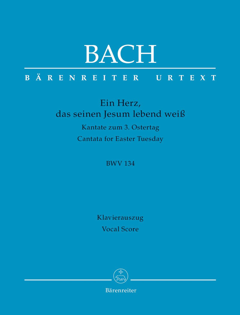 Bach: Cantata 134 - Vocal Score