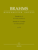 Brahms: Violin Sonata in A Major Op 100 for Violin & Piano