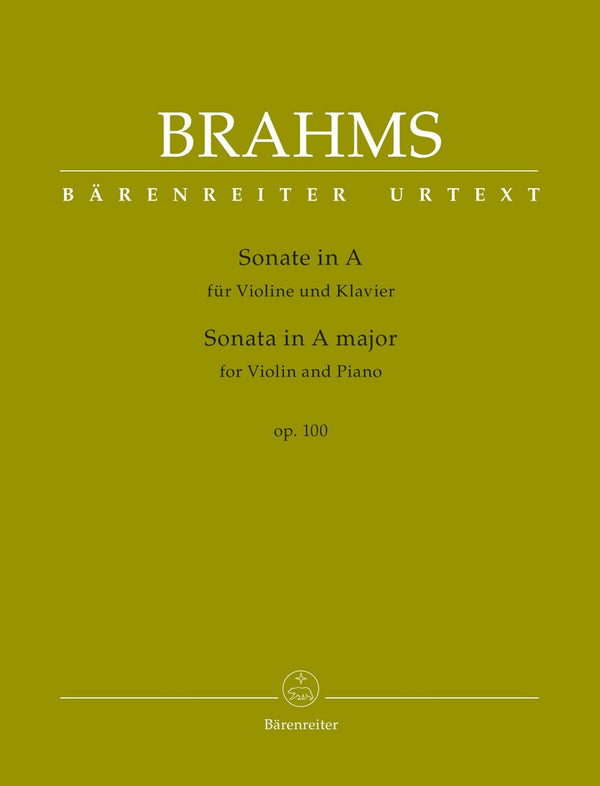 Brahms: Violin Sonata in A Major Op 100 for Violin & Piano