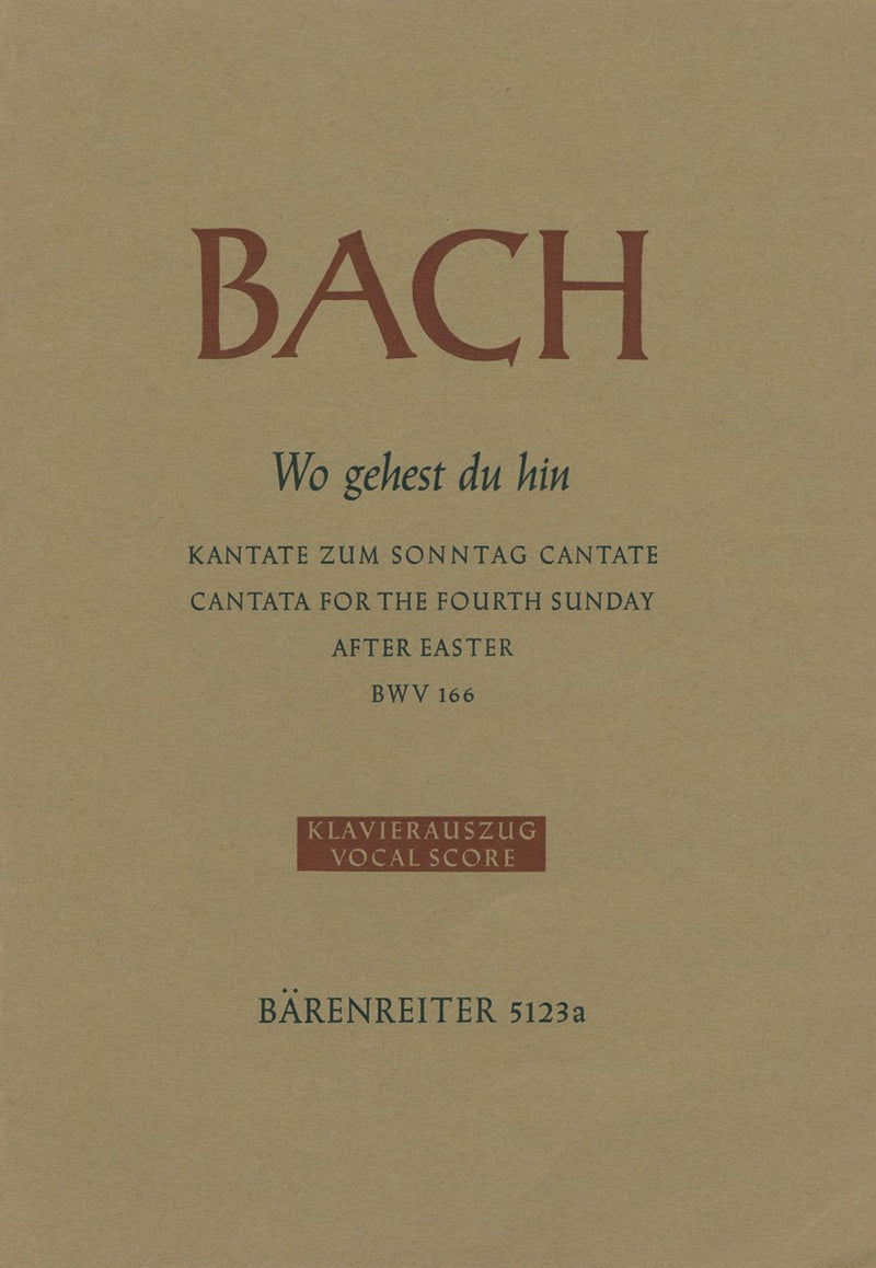 Bach: Cantata 166 - Vocal Score