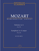 Mozart: Symphony No 29 in A K201 - Study Score