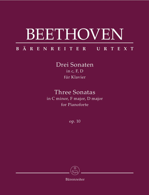 Beethoven: Three Piano Sonatas Op 10