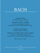 Bach: Flute Sonatas in C, Bb & G Minor for Flute & Piano