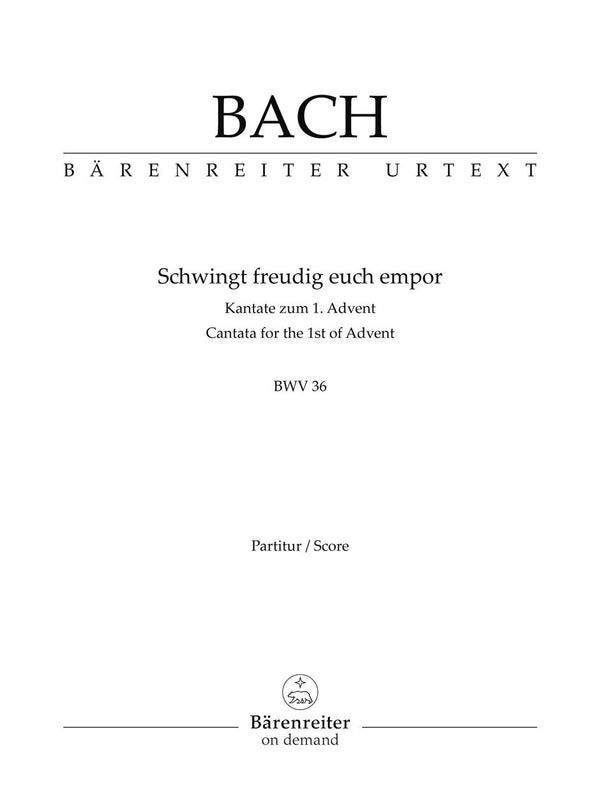 Bach: Cantata BWV36 - Study Score