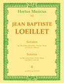 Loeillet: Sonatas for Recorder (Flute, Violin, Oboe) & Basso Continuo - Book 2: Op. III, 9, IV, 9-10