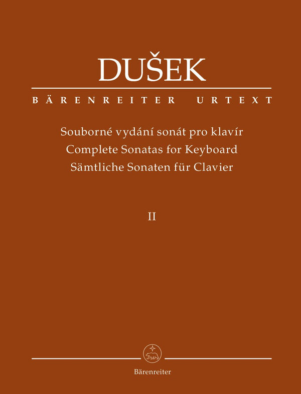 Dusek : Complete Sonatas for Keyboard - Vol 2