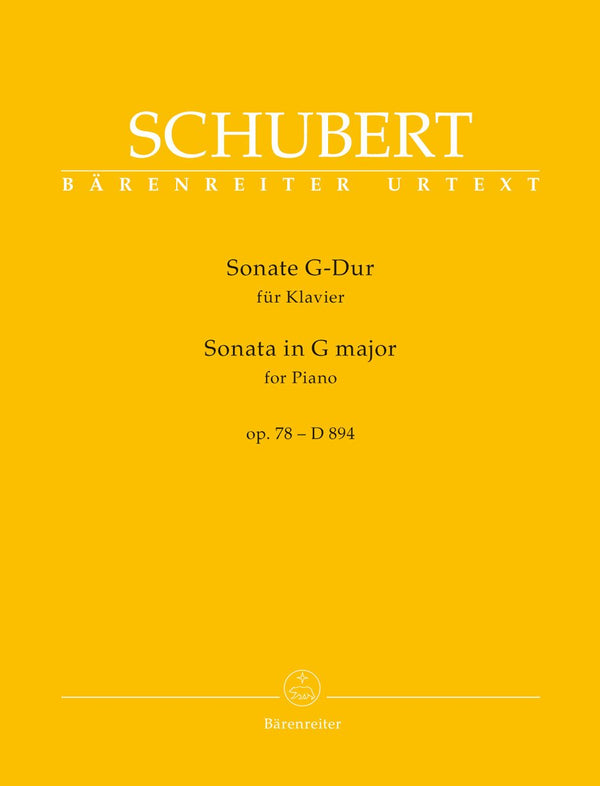 Schubert: Piano Sonata in G Major Op 78 D894