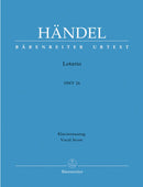 Handel: Lotario HWV26 Opera - Vocal Score
