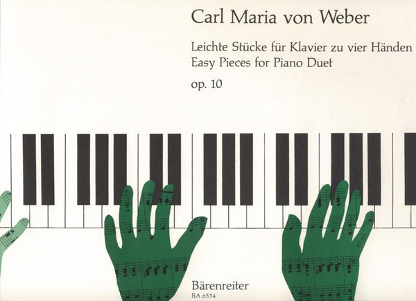 Weber: Easy Pieces Op 10 - Piano Duet