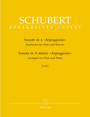 Schubert: Sonata in A Minor D 821 "Arpeggione" for Flute & Piano
