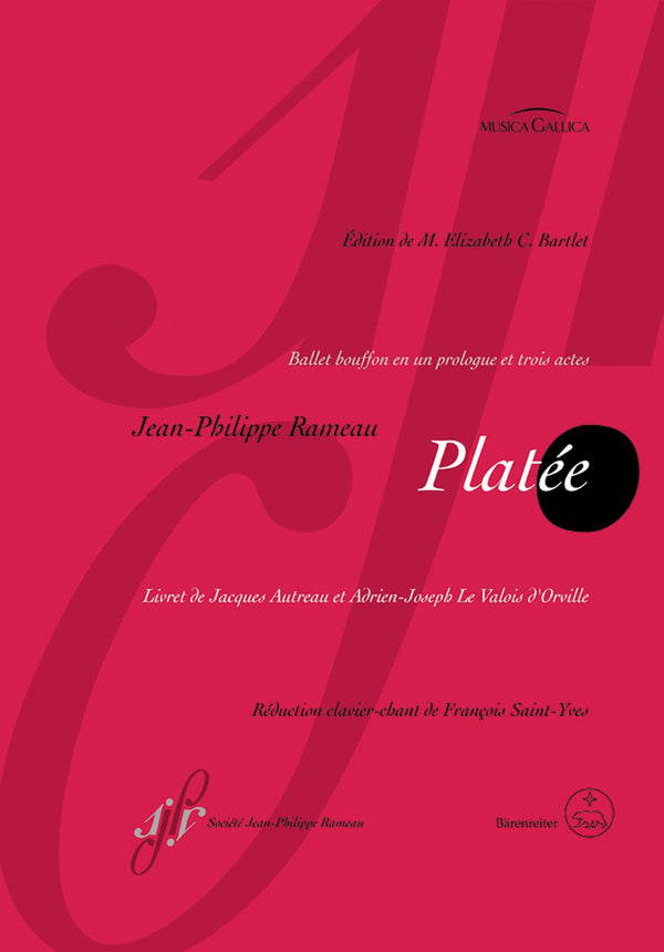 Rameau: Platee - Vocal Score