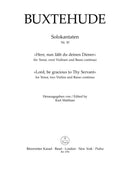 Buxtehude: Herr Nun Lasst Du Deinen Diener Score & Parts