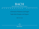 Bach: Eight Short Preludes & Fugues (BWV 553-560) for Organ