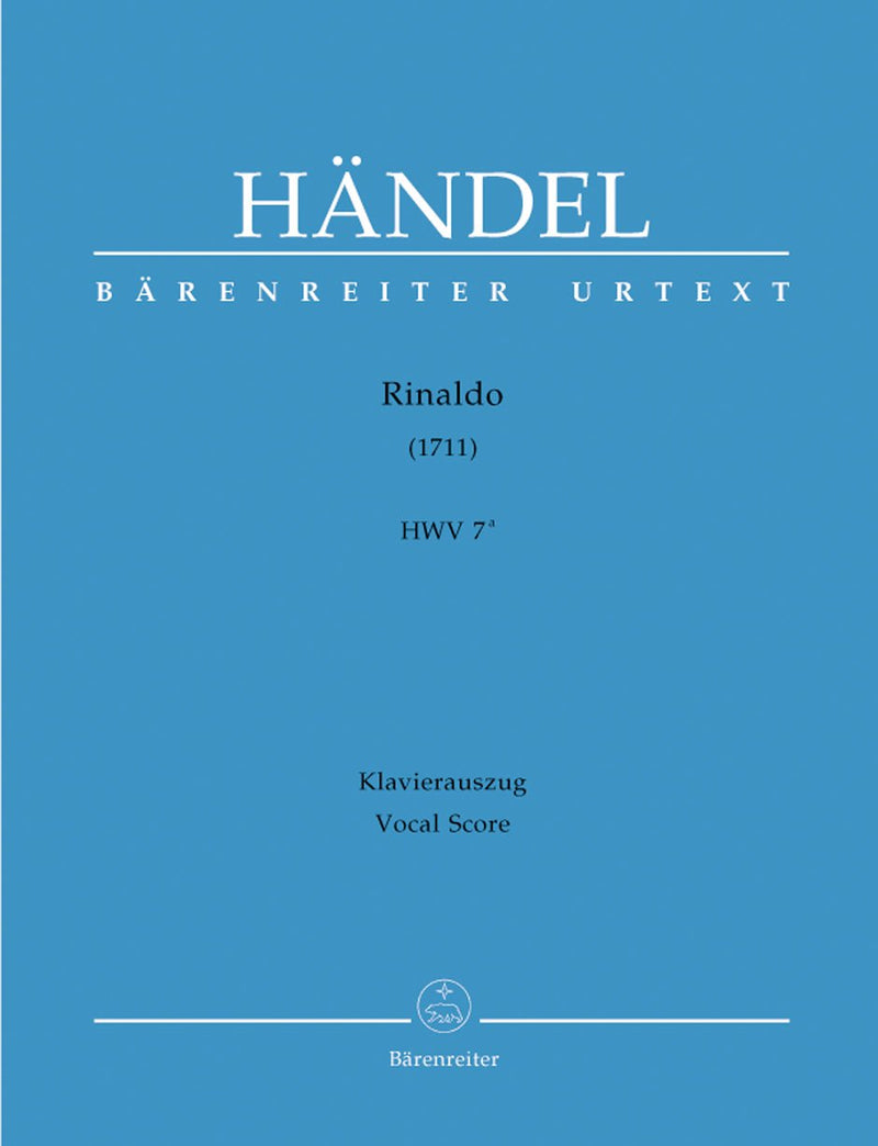 Handel: Rinaldo - Vocal Score