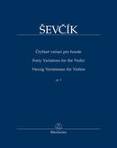 Ševčík: Forty Variations for the Violin Op 3