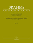 Brahms: Sonatas in F Minor & E Flat Op 120 for Viola & Piano