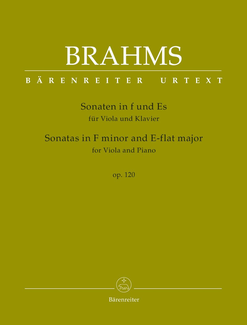 Brahms: Sonatas in F Minor & E Flat Op 120 for Viola & Piano