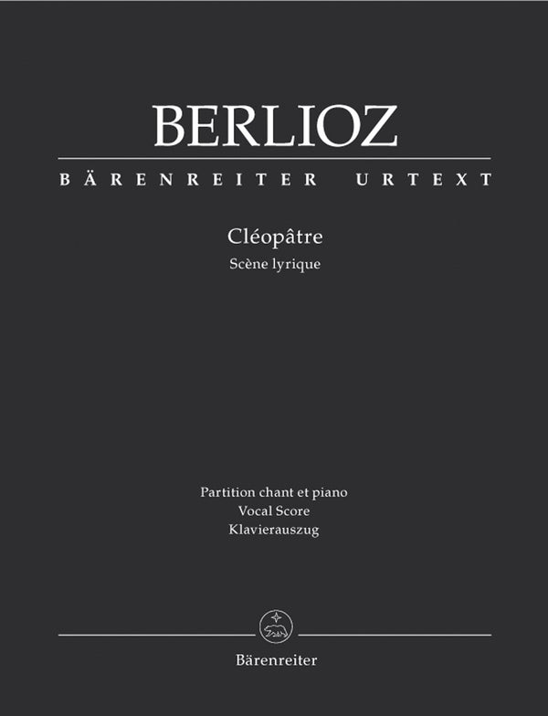 Berlioz: Cleopatre Scoreene Lyrique - Vocal Score