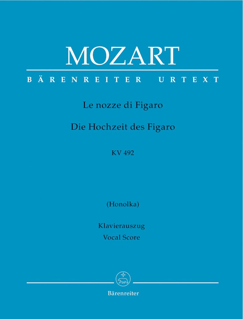 Mozart: The Marriage of Figaro K492 - Vocal Score