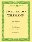 Telemann: Four Sonatas for Treble Recorder & Basso continuo