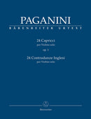 Paganini : 24 Capricci Op 1 & 24 Contradanze Inglesi Violin