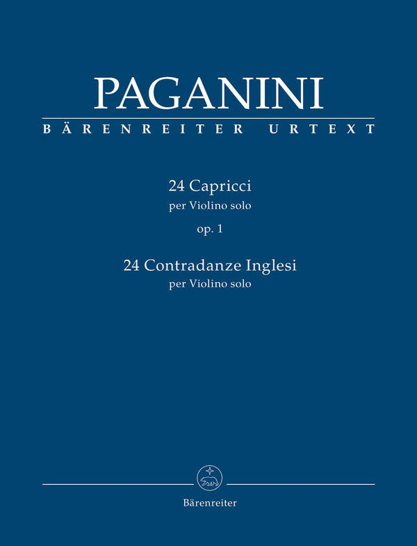 Paganini : 24 Capricci Op 1 & 24 Contradanze Inglesi Violin