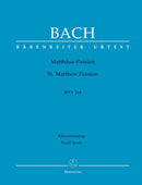 Bach: St Matthew Passion BWV 244 - Vocal Score
