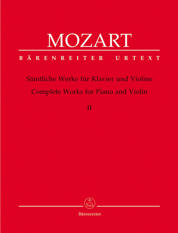 Mozart: Complete Works for Violin & Piano - Book 2