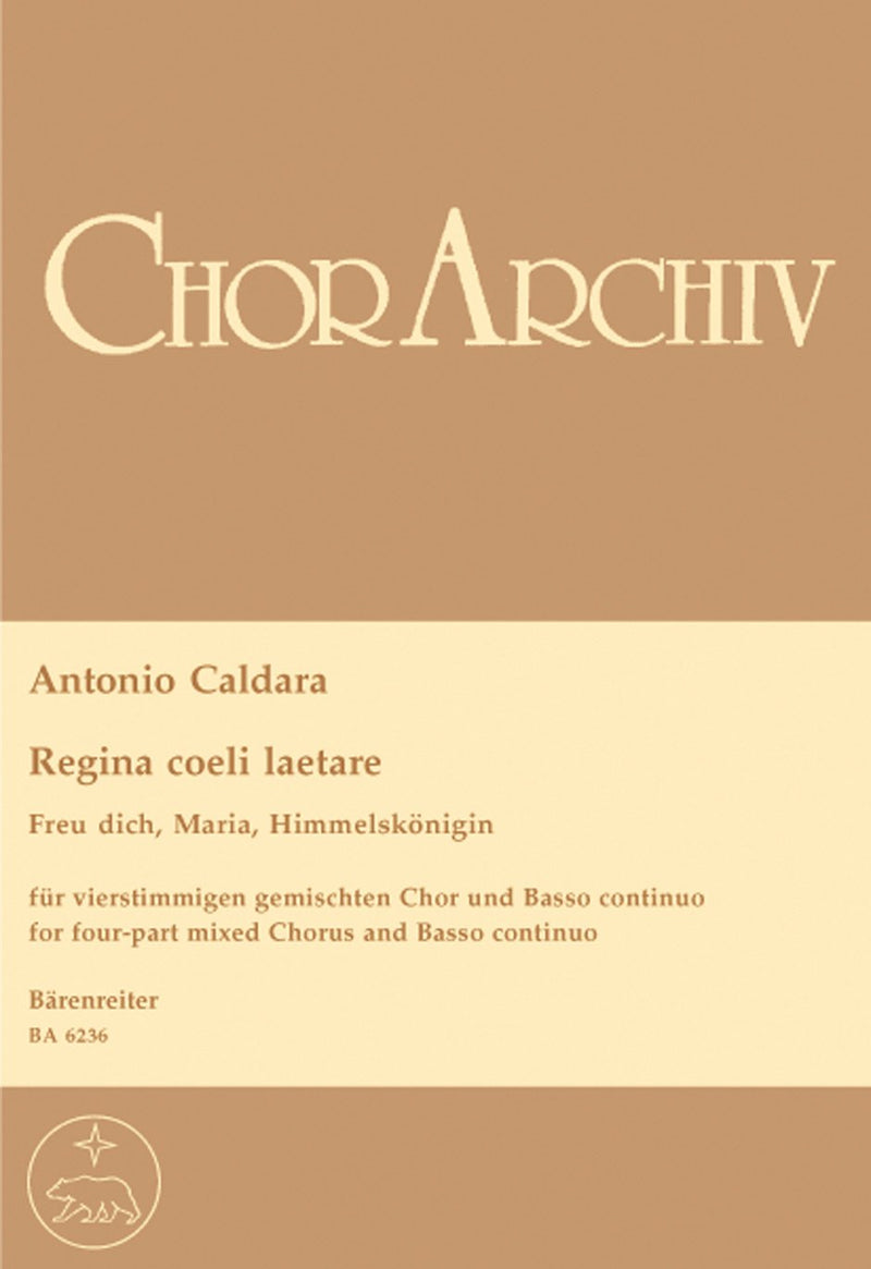 Caldara: Regina Coeli Laetare - Vocal Score