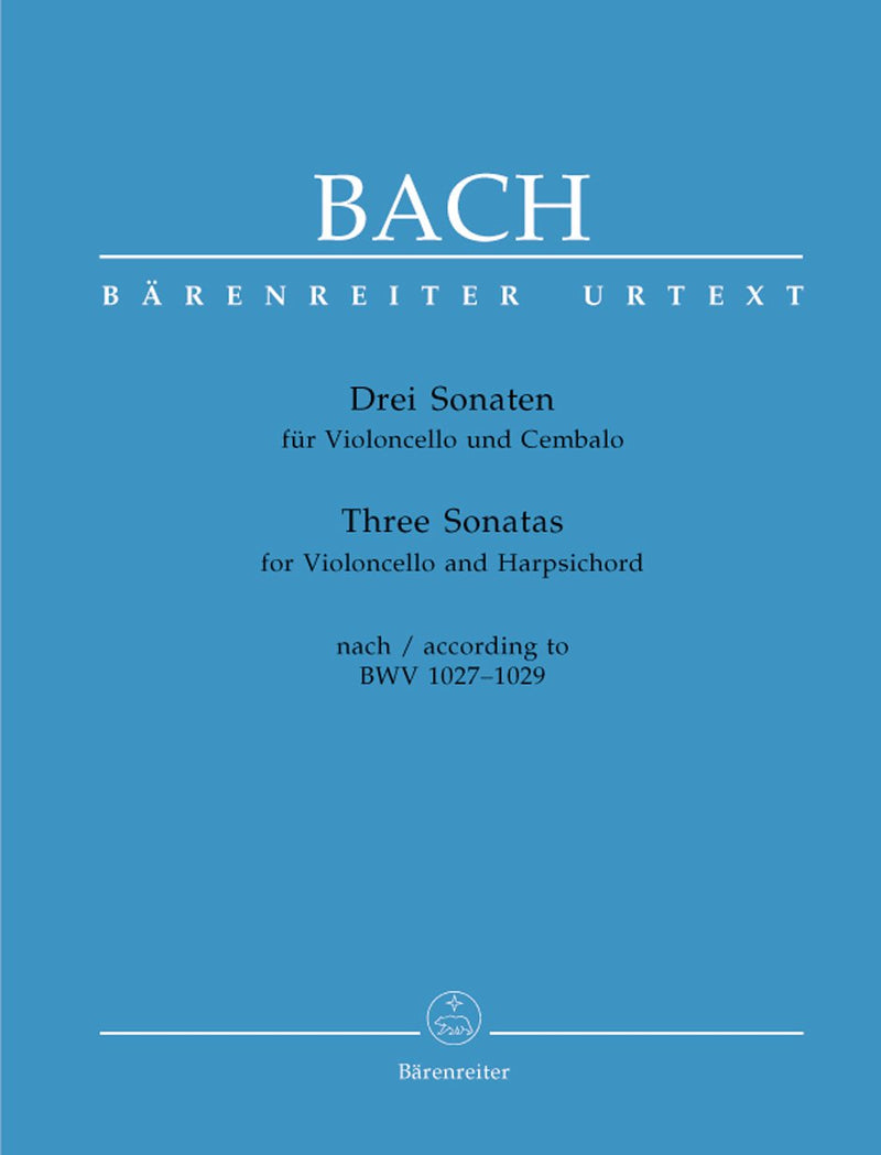 Bach: Three Sonatas for Cello & Harpsichord - BWV 1027-29