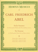 Abel: 6 Sonatas, Book 2 for Viola Da Gamba & Basso Continuo