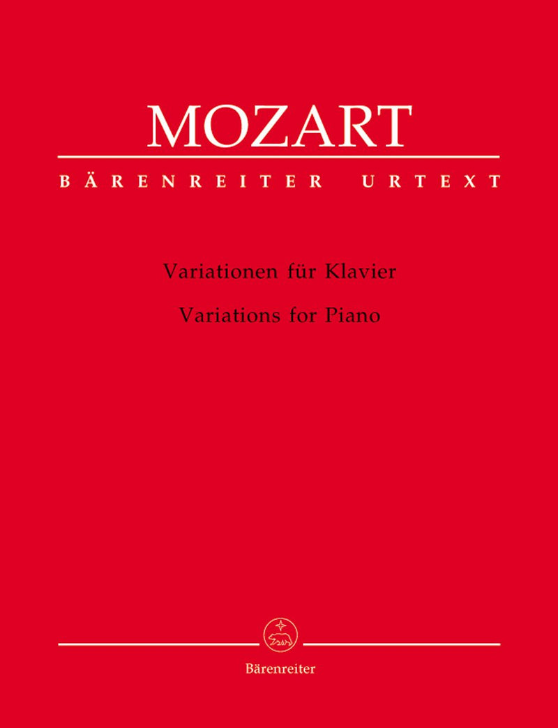 Mozart: Variations for Piano