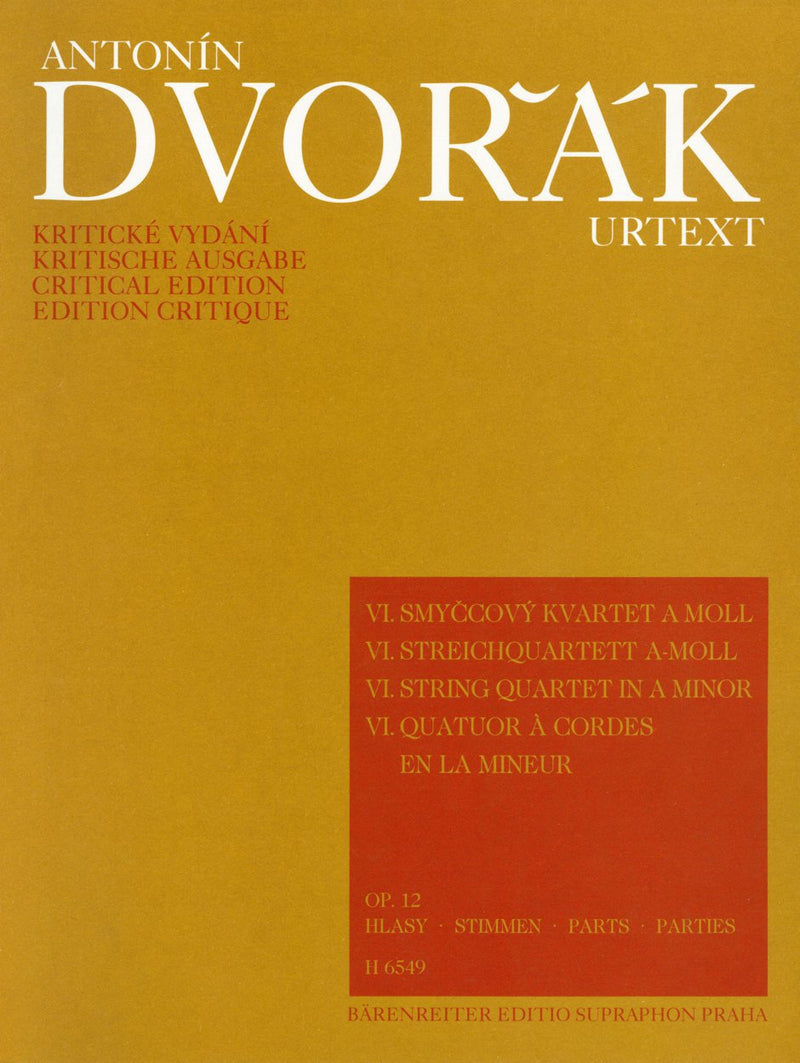 Dvořák: String Quartet in A Minor Op 12 - Set of parts