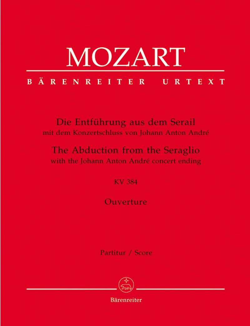 Mozart: Overture to the Abduction from the Seraglio - Full Score