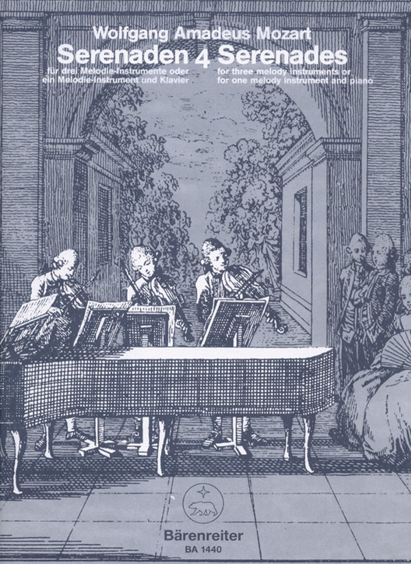 Mozart: Serenade No 4 & No 5 for String Trio (Score & Parts)