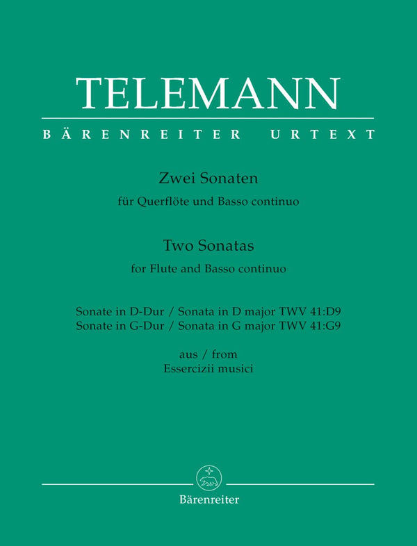 Telemann: Two Sonatas for Flute & Basso Continuo