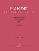 Handel: Concerto Grosso Op 6 No 9 in F Full Score