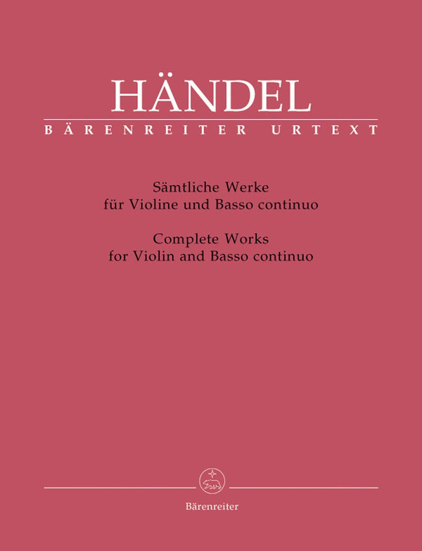 Handel: Handel Complete Works for Violin & Basso Continuo