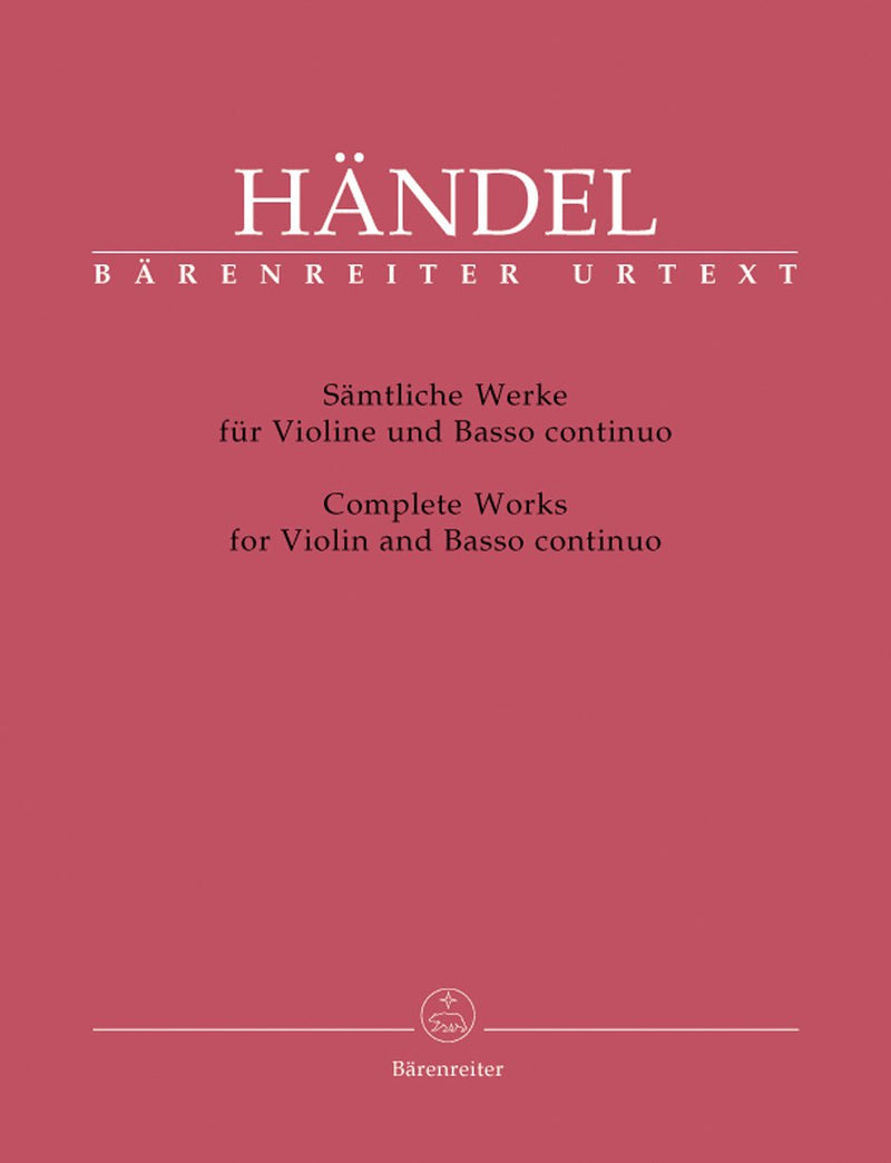Handel: Handel Complete Works for Violin & Basso Continuo