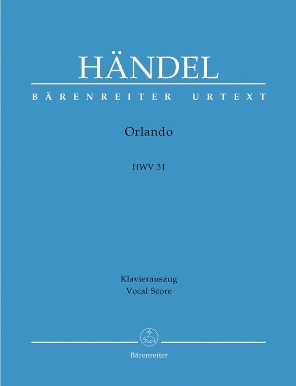Handel: Orlando - Vocal Score